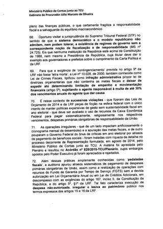 A íntegra do flagrante crime de dilma