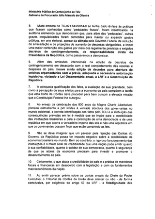 A íntegra do flagrante crime de dilma