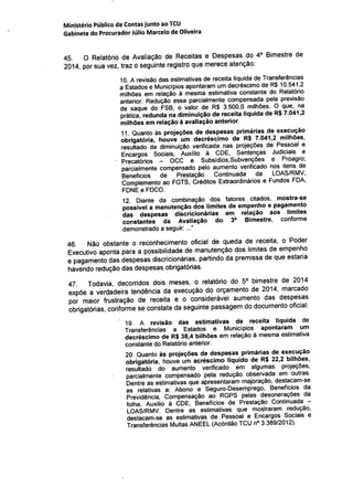 A íntegra do flagrante crime de dilma