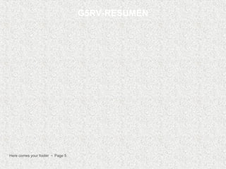 G5RV-RESUMEN




Here comes your footer  Page 5
 