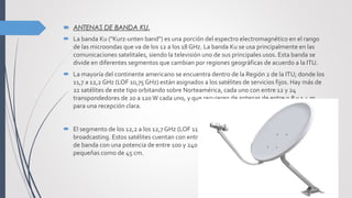 COMUNICACIONES VIA SATELITE. ANTENAS (CATV | PPTX