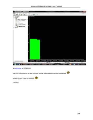 MANUALES FABRICACIÓN ANTENAS CASERAS




By mythxing at 2008-01-03


Hay una comparativa, aclare bastante mas el manual ahora es mas entendible


Posten quiero saber su opinion

saludos¡




                                                                             298
 
