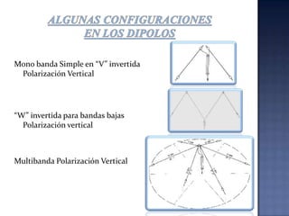 VENTAJAS DE LA PLANO TIERRALa principal ventaja de esta antena, con respecto a otros radiadores de polarización vertical, es que tiene una perdida de corriente en la conexión a tierra pequeña.