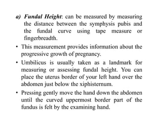 ANTENATAL ASSESSMENT format for history taking, physical examination | PDF