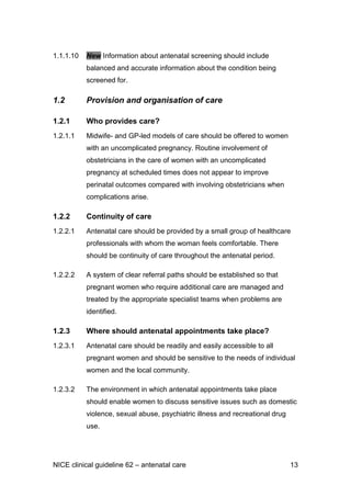 Antenatal care | PDF