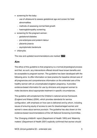 Antenatal care | PDF
