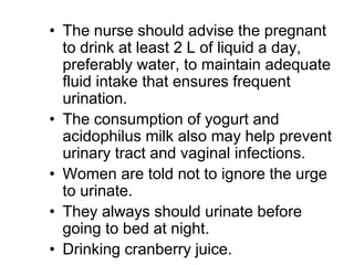 Preparation for breastfeeding
Nipple preparation
- the women are taught to cleanse the
nipples with warm water to keep du...
