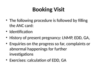 Comprehensive Antenatal Care: Screening, Prevention, and Management | PPTX