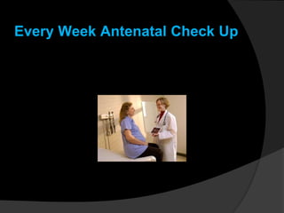 Every Week Antenatal Check Up
 