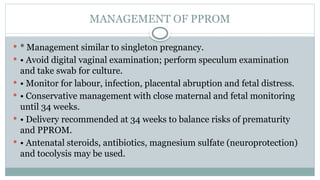 Comprehensive Overview of Maternal Complications in Twin Pregnancy and ...