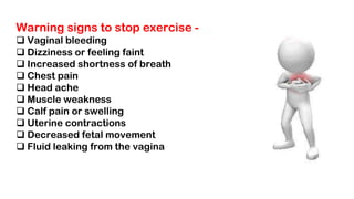 Antenatal exercise