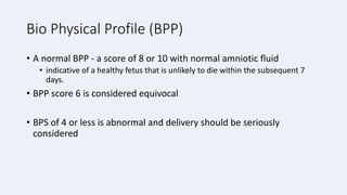 Antenatal fetal monitoring final | PDF