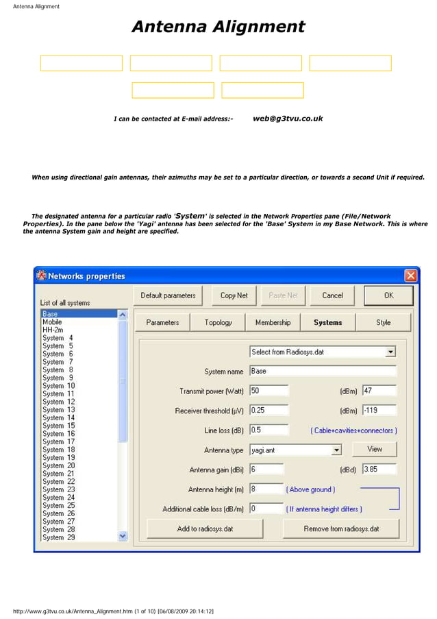 Antenna alignment | PDF