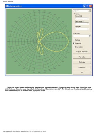 Antenna alignment | PDF