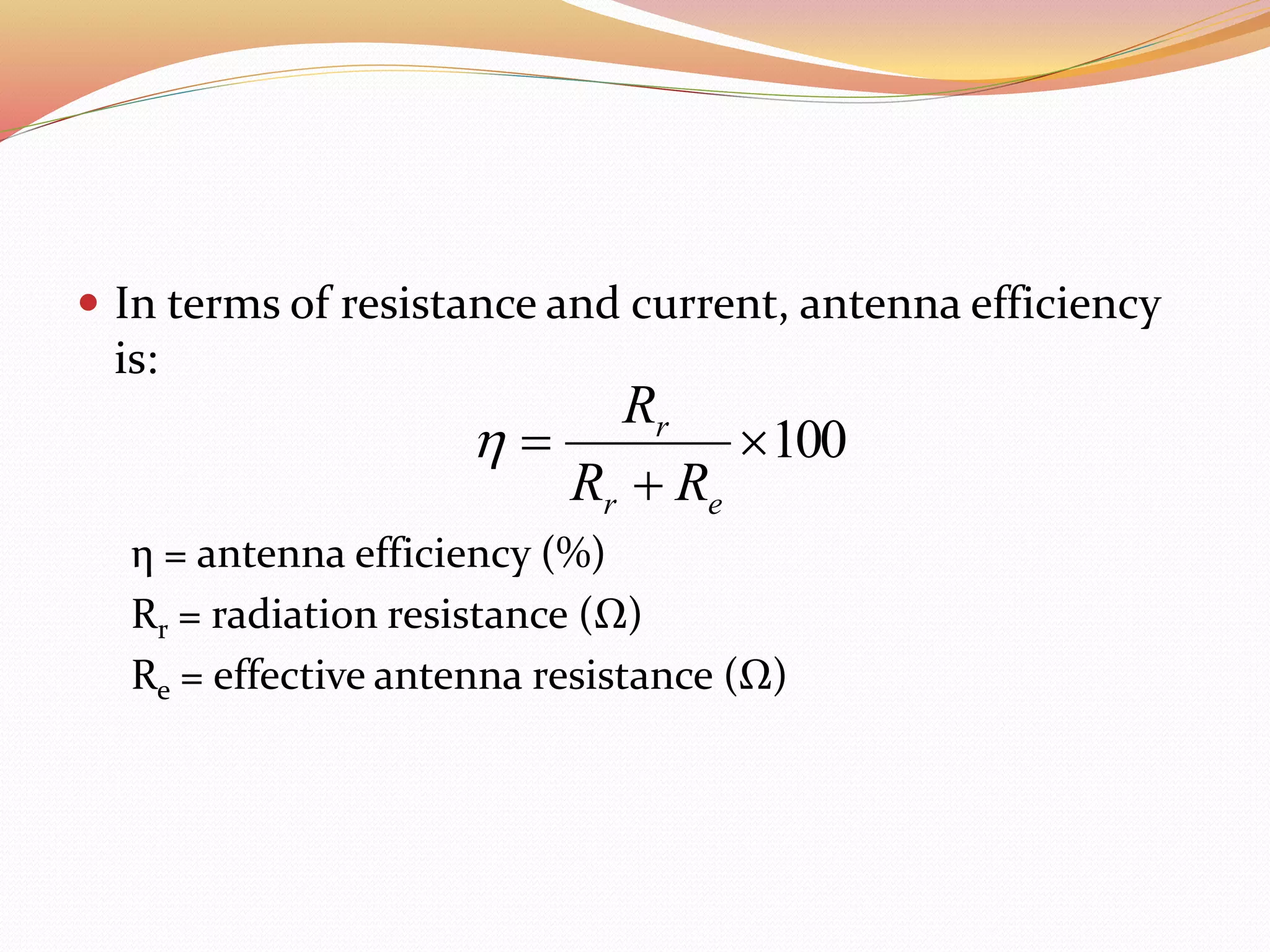 Antenna and propagation | PPTX