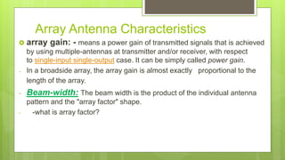 Antenna array | PPTX