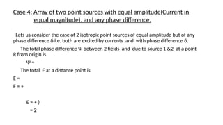 Antenna Arrays Modified power point presentation | PPTX