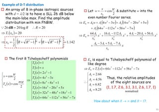 95
Example of D-T distribution
normalized
 
