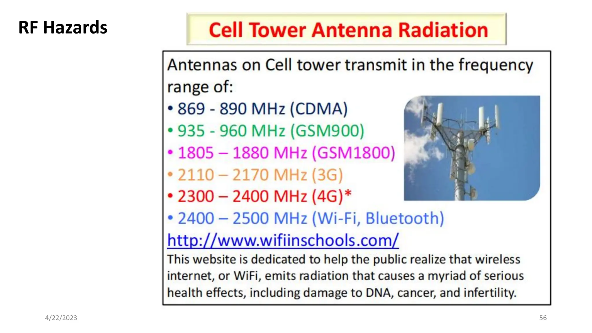 RF Hazards
56
4/22/2023
 