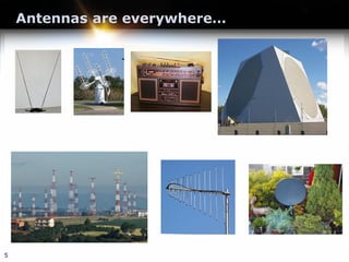 Antennas are everywhere…
5
 