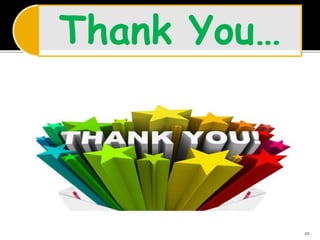 Thank You…
20
 