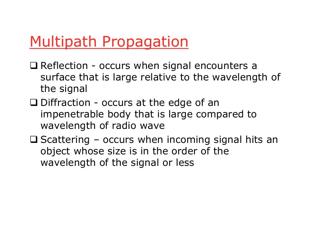 Antennas propagation