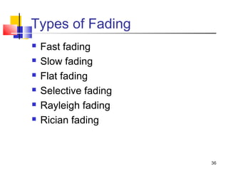 Fadding Wave Antennas wave and propagation | PPT