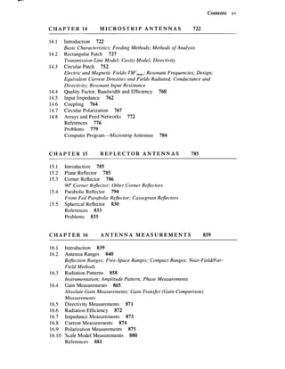 Antenna theory: analysis and design | PDF