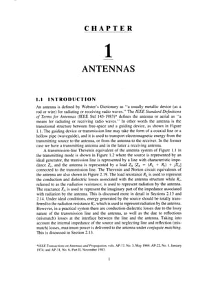 Antenna theory: analysis and design | PDF