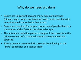 Balun Part Pattern EC6602-Antenna fundamentals new | PDF