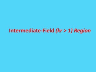 Intermediate-Field (kr > 1) Region
 