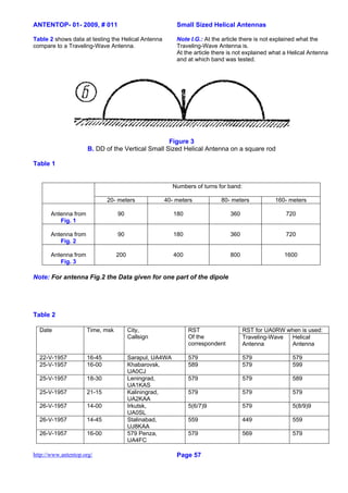 Antenna Testing Table Antentop 2009 01 | PDF