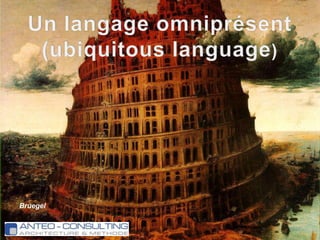 Un langage omniprésent(ubiquitous language)Bruegel17