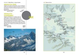 52
Aiguille duTour
Aiguille
Purtscheller
Col sup.
duTour
Col
duTour
Tête Blanche
Aiguille du Chardonnet
AIG. DU COL DU TOUR
Col Du Tour
Col sup.
du Tour
AIG. PURTSCHELLER
3287
3478
3281
TÊTE BLANCHE
3429
PETITE FOURCHE
3513
AIG. DE LA FENÊTRE
3412
GRANDE FOURCHE
3610
Fenêtre du Tour
Glacier de Saleina
3336AIG. FORBES
3489
Fenêtre sup.
du Tour
Glacier
de l'Épaule
Col du
Passon
3456
AIG. DU PASSON
3383
AIGUILLE ADAMS REILLY
3506
BEC ROUGE SUP.
3050
COL DU CHARDONNET
3323le Trident
les Capucins
3570
AIG. DU CHARDONNET3824
AIG. D’ARGENTIÈRE
3900
TÊTE BISELX
3509
AIG. DU TOUR
3544
2883
AIG. DU PISSOIR
3441
AIG. DU MIDI
DES GRANDS
3302
AIG. DU GÉNÉPI
3265
POINTES DES GRANDS
3101
2879
2702
Refuge Albert Ier
Signal Reilly
Croix de Berons
G l a c i e r d e s G r a n d s
P l a t e a u
d u T r i e n t
G
l
a
c
i
e
r
d
u
T
o
u
r
8
7
6
9
10
53
AIGUILLE DU TOUR
L’Aiguille du Tour appare dal rifugio Albert 1er
come una slanciata pi-
ramide rocciosa a due punte: la punta N è alta 3544 m e la S 3542 m.
Quest’ultima,che strapiomba direttamente sul ghiacciaio delTour,è la
più frequentata.
Itinerari:Via Normalealla Punta S pag.54
Couloir de LaTable pag.58
AIGUILLE DU
CHARDONNET
L’Aiguille du Chardonnet è una montagna isolata, dal
proﬁlo elegante e complesso. Lontana nel limite SE del
ghiacciaio del Tour, risente dell’effetto della prospettiva:
solo dopo la lunga marcia di avvicinamento ci si rende conto
delle sue dimensioni reali. Le vie di salita, mai banali, e la discesa
esposta e pericolosa fanno di questa cima una“sorella minore”dell’Ai-
guille Verte, che la sorveglia da vicino dall’altra parte del ghiacciaio
dell’Argentière.
Itinerari: Cresta Forbes pag.60
Sperone Migot pag.65
ROCK&ICE Monte Bianco - classico & plaisir DUE Bacino del Tour
 