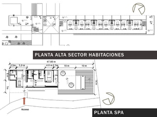 PLANTA ALTA SECTOR HABITACIONES

Acceso

PLANTA SPA

 