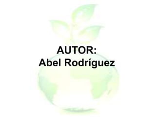 AUTOR:
Abel Rodríguez
 