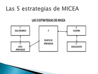Las 5 estrategias de MICEA