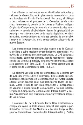 Anteproyecto ley de consulta