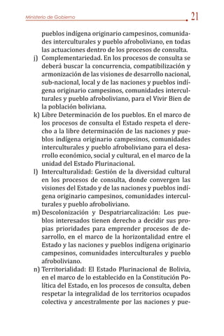 Anteproyecto ley de consulta