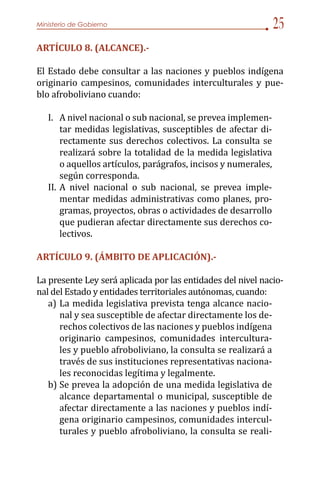 Anteproyecto ley de consulta