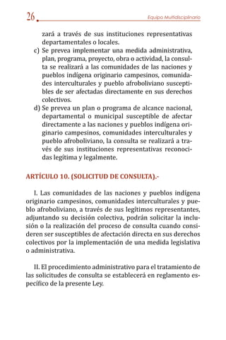 Anteproyecto ley de consulta