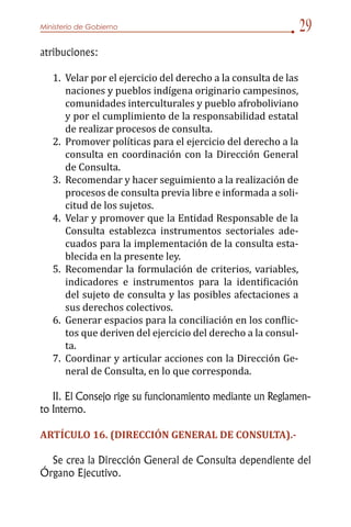 Anteproyecto ley de consulta