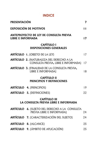 Anteproyecto ley de consulta