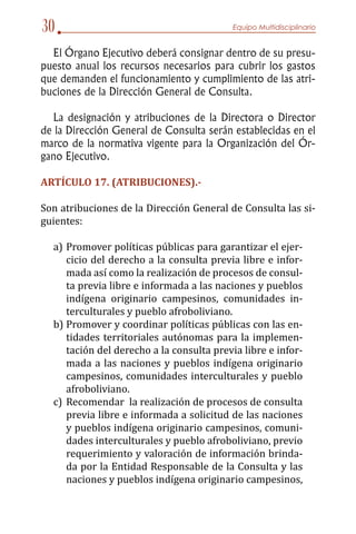Anteproyecto ley de consulta