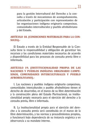 Anteproyecto ley de consulta