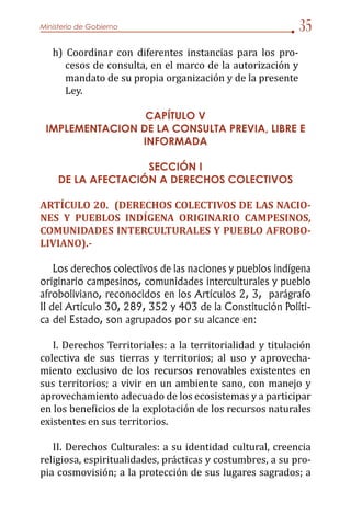 Anteproyecto ley de consulta