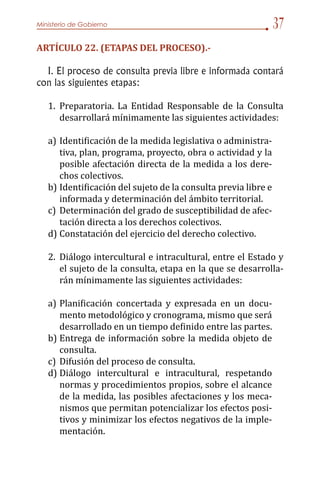 Anteproyecto ley de consulta