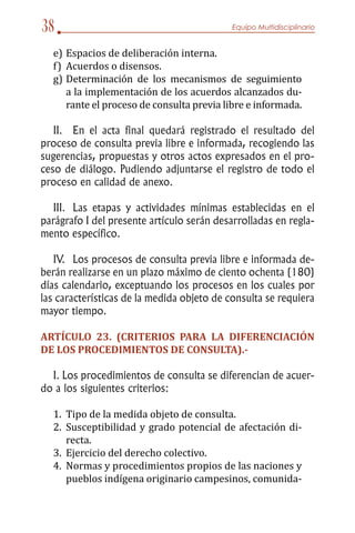 Anteproyecto ley de consulta