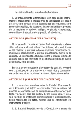 Anteproyecto ley de consulta