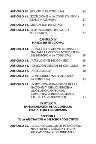 Anteproyecto ley de consulta